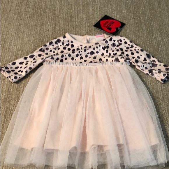 Mini Mini Leopard Printed Tulle Dress & headband! - Picture 2 of 5